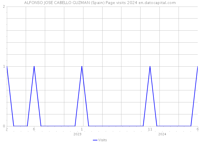 ALFONSO JOSE CABELLO GUZMAN (Spain) Page visits 2024 