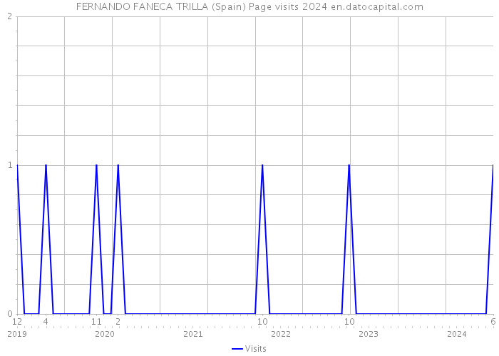 FERNANDO FANECA TRILLA (Spain) Page visits 2024 