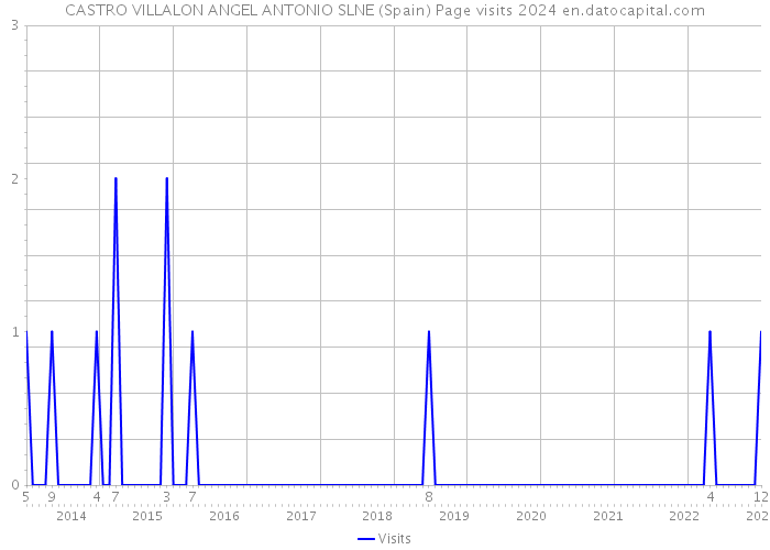 CASTRO VILLALON ANGEL ANTONIO SLNE (Spain) Page visits 2024 