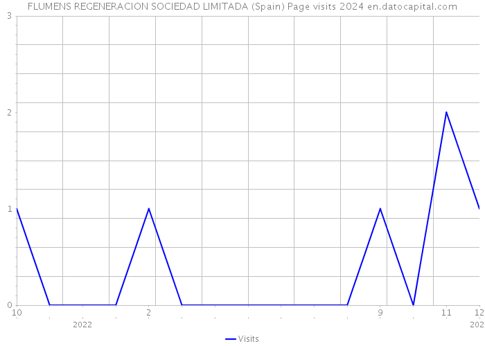 FLUMENS REGENERACION SOCIEDAD LIMITADA (Spain) Page visits 2024 