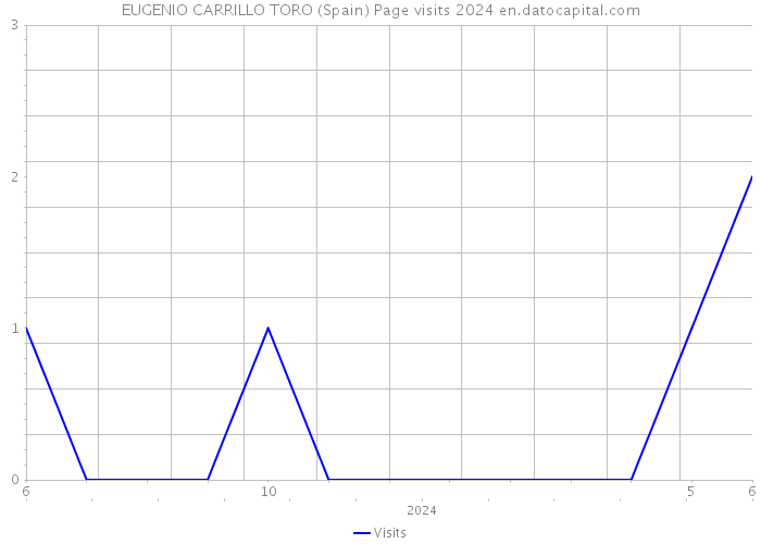 EUGENIO CARRILLO TORO (Spain) Page visits 2024 