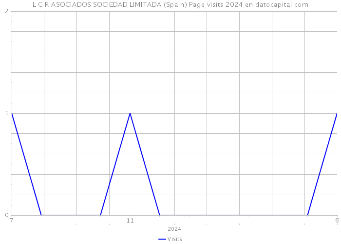 L C R ASOCIADOS SOCIEDAD LIMITADA (Spain) Page visits 2024 