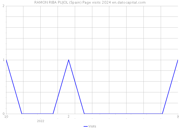 RAMON RIBA PUJOL (Spain) Page visits 2024 