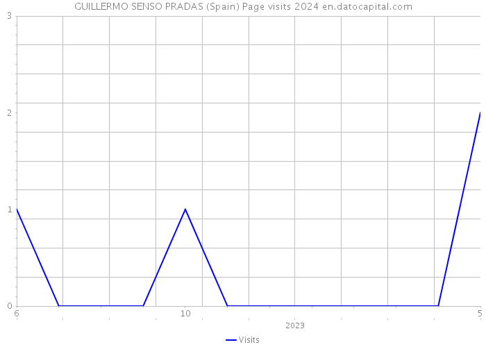 GUILLERMO SENSO PRADAS (Spain) Page visits 2024 