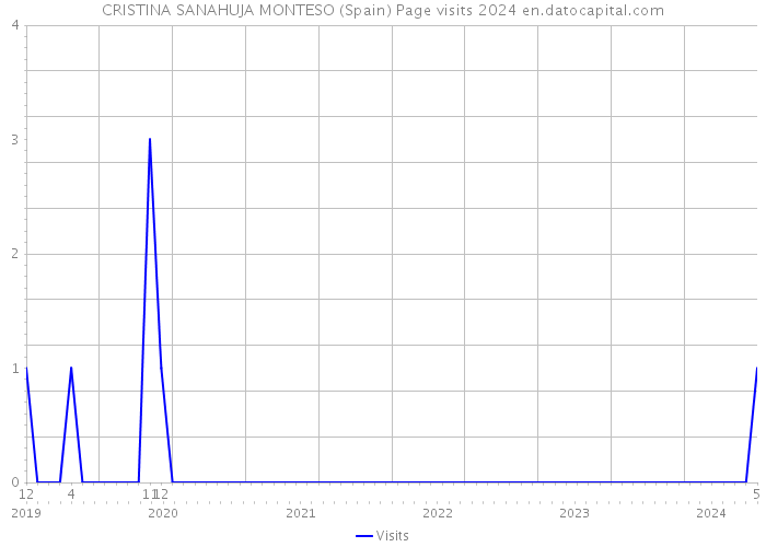 CRISTINA SANAHUJA MONTESO (Spain) Page visits 2024 
