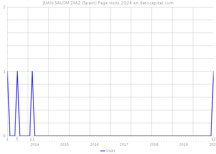 JUAN SALOM DIAZ (Spain) Page visits 2024 