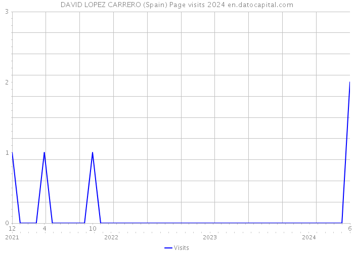 DAVID LOPEZ CARRERO (Spain) Page visits 2024 