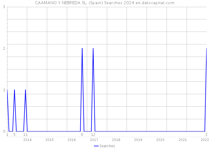 CAAMANO Y NEBREDA SL. (Spain) Searches 2024 