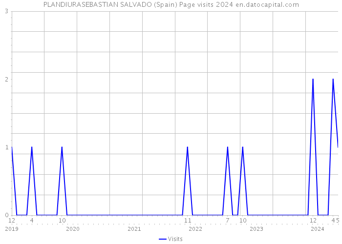 PLANDIURASEBASTIAN SALVADO (Spain) Page visits 2024 