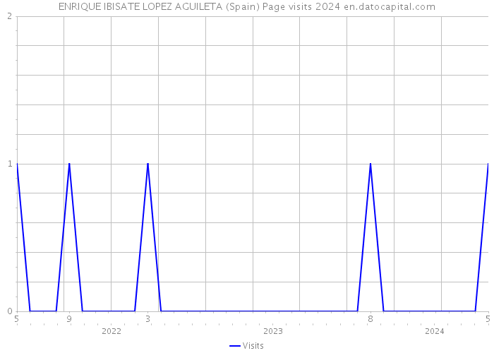 ENRIQUE IBISATE LOPEZ AGUILETA (Spain) Page visits 2024 