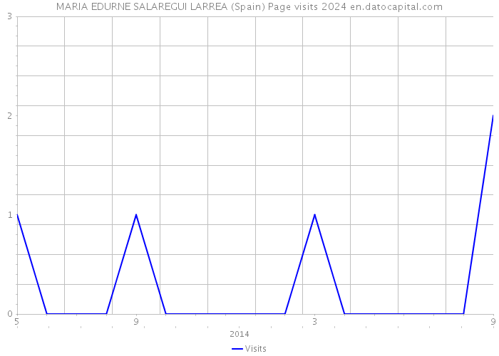 MARIA EDURNE SALAREGUI LARREA (Spain) Page visits 2024 