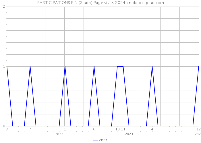 PARTICIPATIONS P N (Spain) Page visits 2024 
