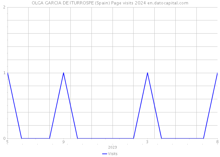 OLGA GARCIA DE ITURROSPE (Spain) Page visits 2024 