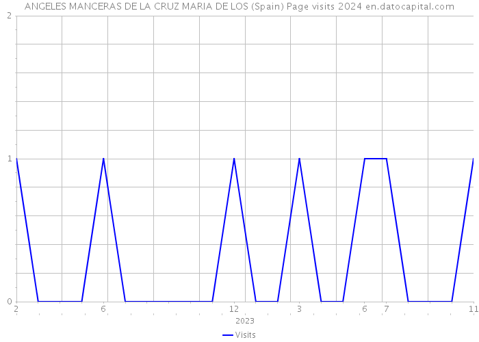 ANGELES MANCERAS DE LA CRUZ MARIA DE LOS (Spain) Page visits 2024 