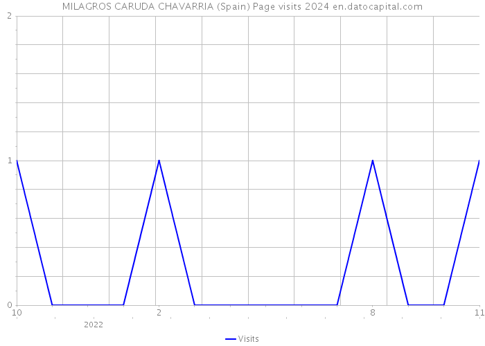 MILAGROS CARUDA CHAVARRIA (Spain) Page visits 2024 