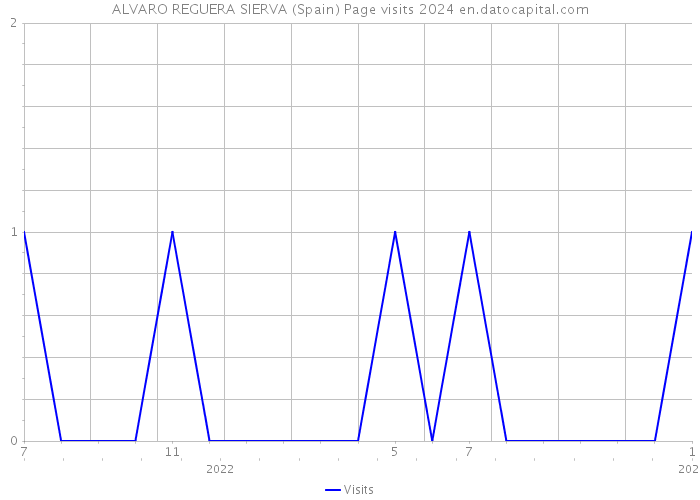 ALVARO REGUERA SIERVA (Spain) Page visits 2024 