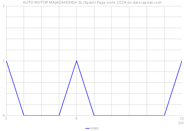 AUTO MOTOR MAJADAHONDA SL (Spain) Page visits 2024 