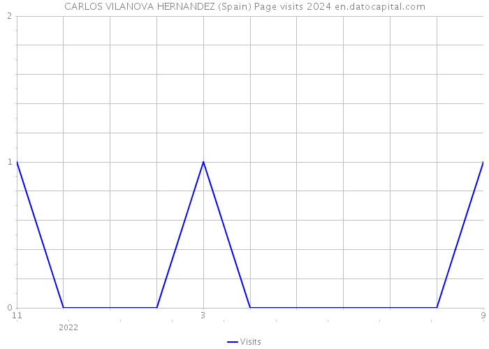 CARLOS VILANOVA HERNANDEZ (Spain) Page visits 2024 