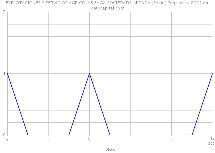 EXPLOTACIONES Y SERVICIOS AGRICOLAS FAGA SOCIEDAD LIMITADA (Spain) Page visits 2024 