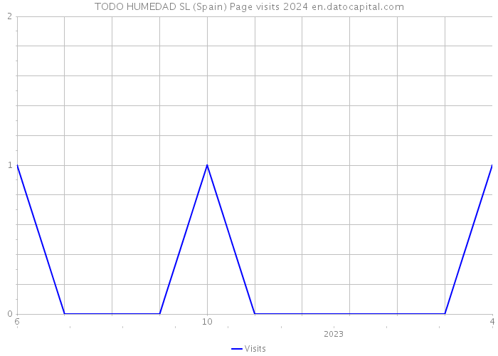 TODO HUMEDAD SL (Spain) Page visits 2024 