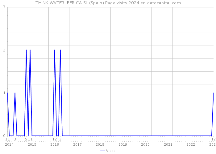 THINK WATER IBERICA SL (Spain) Page visits 2024 