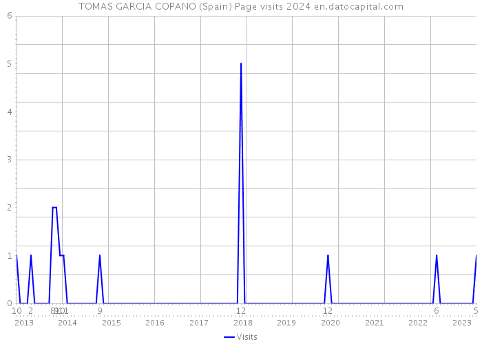 TOMAS GARCIA COPANO (Spain) Page visits 2024 