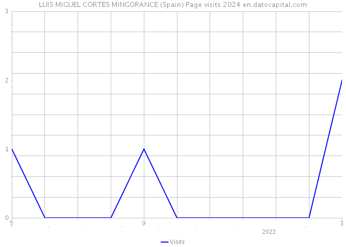 LUIS MIGUEL CORTES MINGORANCE (Spain) Page visits 2024 