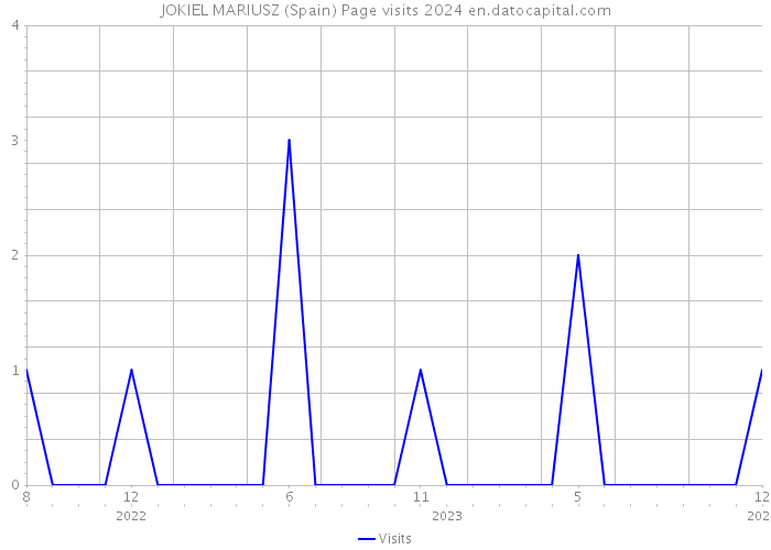 JOKIEL MARIUSZ (Spain) Page visits 2024 