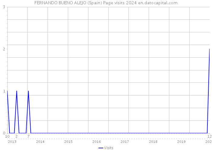 FERNANDO BUENO ALEJO (Spain) Page visits 2024 