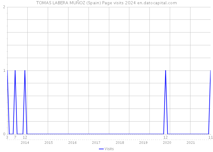 TOMAS LABERA MUÑOZ (Spain) Page visits 2024 