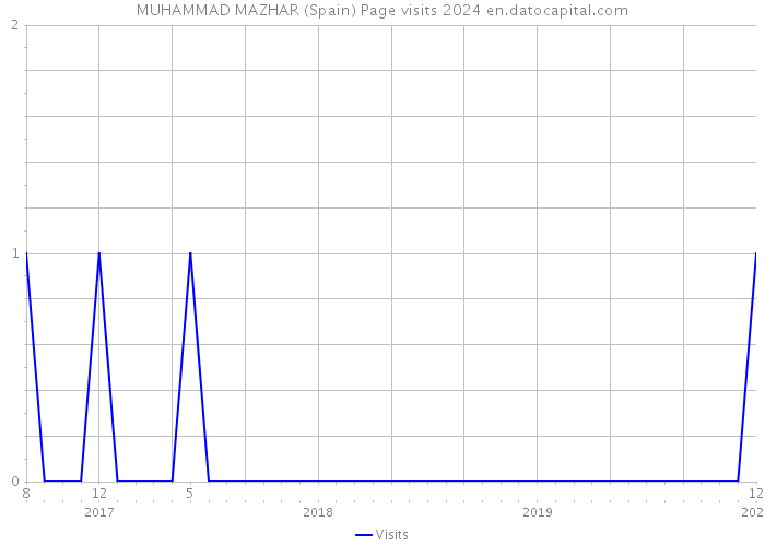 MUHAMMAD MAZHAR (Spain) Page visits 2024 