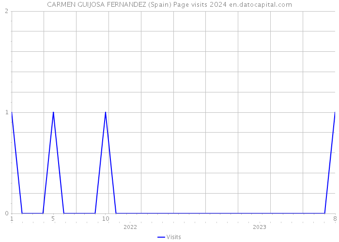 CARMEN GUIJOSA FERNANDEZ (Spain) Page visits 2024 