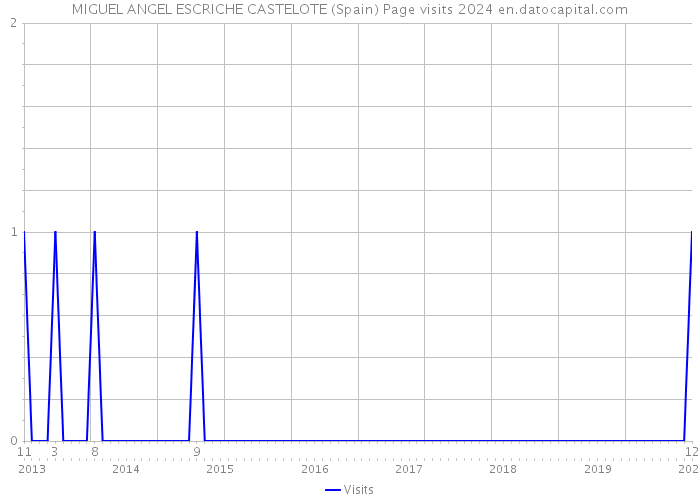 MIGUEL ANGEL ESCRICHE CASTELOTE (Spain) Page visits 2024 