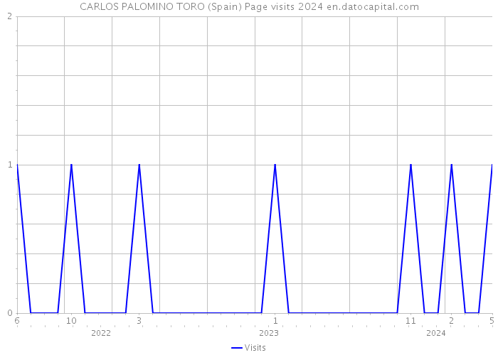 CARLOS PALOMINO TORO (Spain) Page visits 2024 