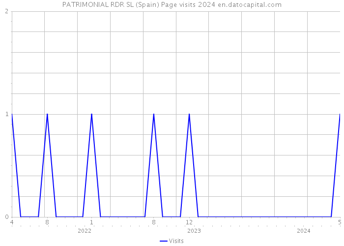 PATRIMONIAL RDR SL (Spain) Page visits 2024 