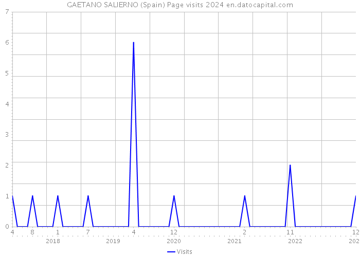GAETANO SALIERNO (Spain) Page visits 2024 