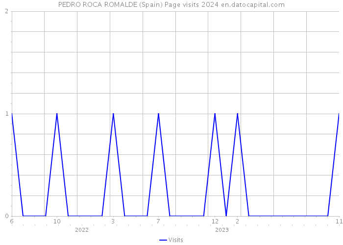 PEDRO ROCA ROMALDE (Spain) Page visits 2024 