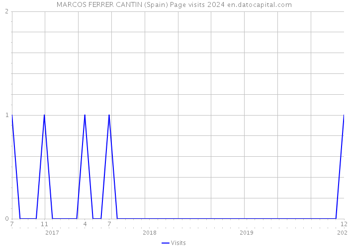 MARCOS FERRER CANTIN (Spain) Page visits 2024 