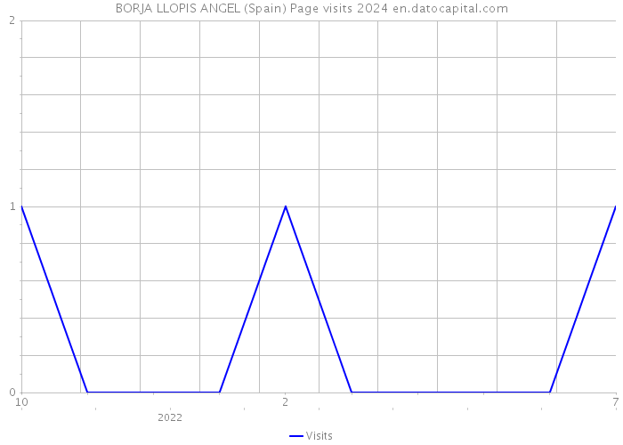 BORJA LLOPIS ANGEL (Spain) Page visits 2024 