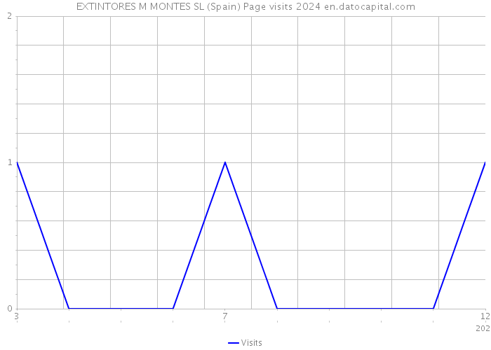 EXTINTORES M MONTES SL (Spain) Page visits 2024 