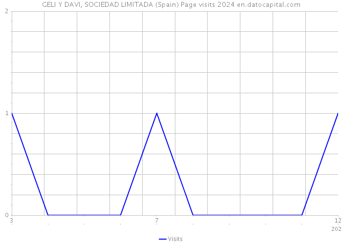 GELI Y DAVI, SOCIEDAD LIMITADA (Spain) Page visits 2024 