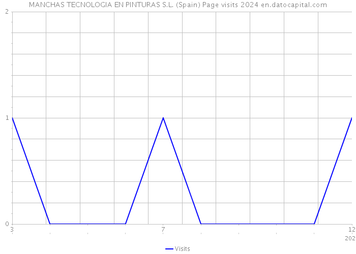 MANCHAS TECNOLOGIA EN PINTURAS S.L. (Spain) Page visits 2024 