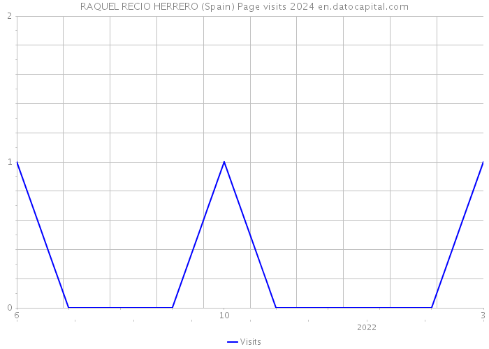 RAQUEL RECIO HERRERO (Spain) Page visits 2024 