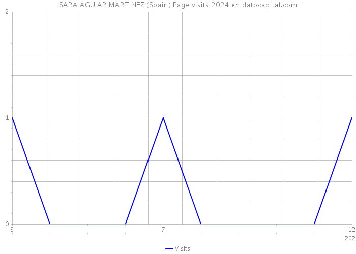 SARA AGUIAR MARTINEZ (Spain) Page visits 2024 