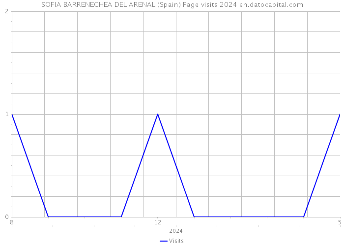 SOFIA BARRENECHEA DEL ARENAL (Spain) Page visits 2024 