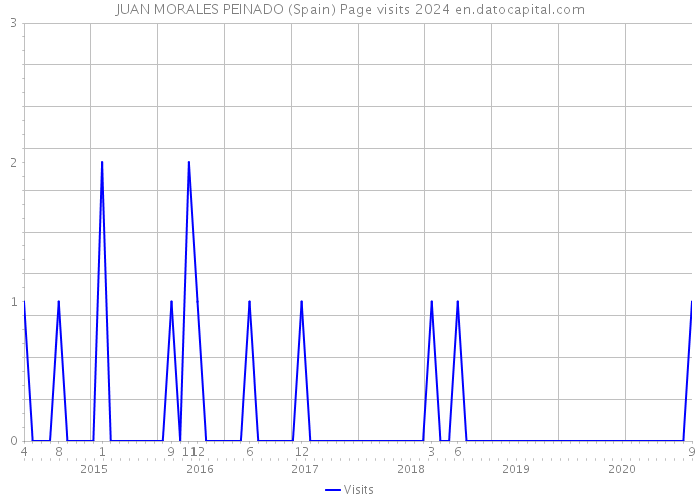 JUAN MORALES PEINADO (Spain) Page visits 2024 