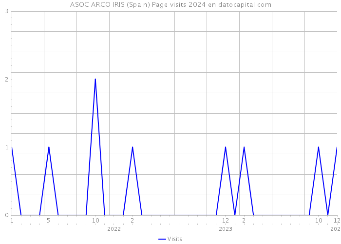 ASOC ARCO IRIS (Spain) Page visits 2024 