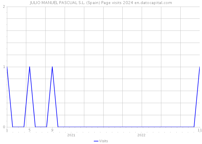 JULIO MANUEL PASCUAL S.L. (Spain) Page visits 2024 