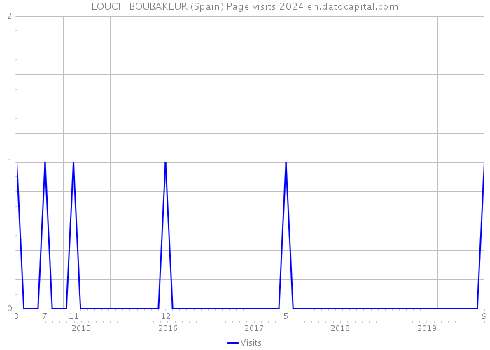 LOUCIF BOUBAKEUR (Spain) Page visits 2024 