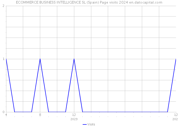 ECOMMERCE BUSINESS INTELLIGENCE SL (Spain) Page visits 2024 